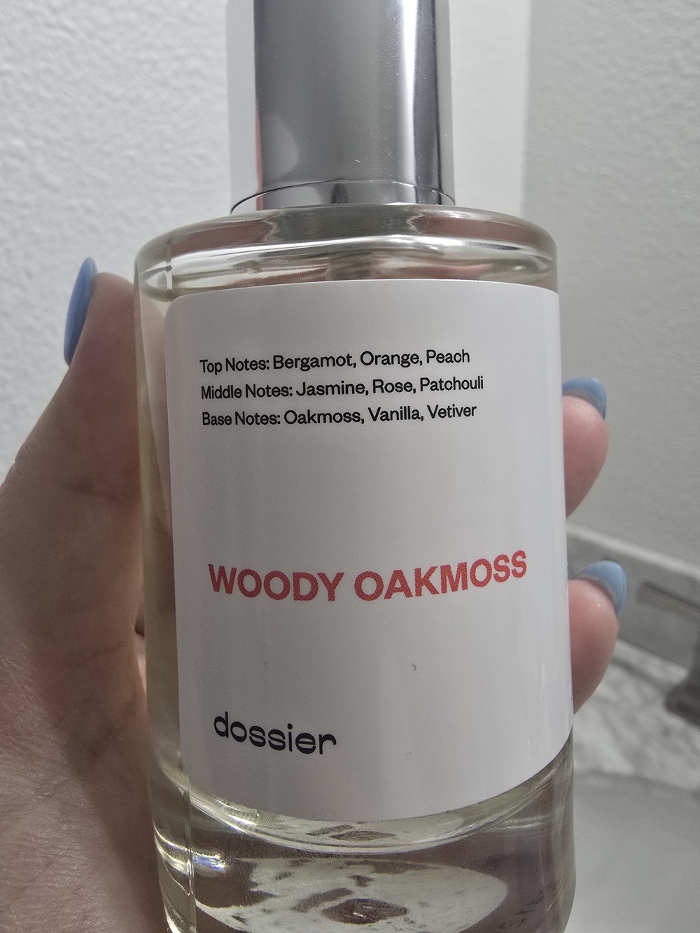 Dossier Woody Oakmoss Eau de Parfum - Clear Bottle with Silver Cap